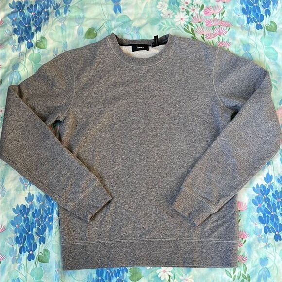 Theory Crewneck Sweatshirt Gray - S - Picture 1 of 9